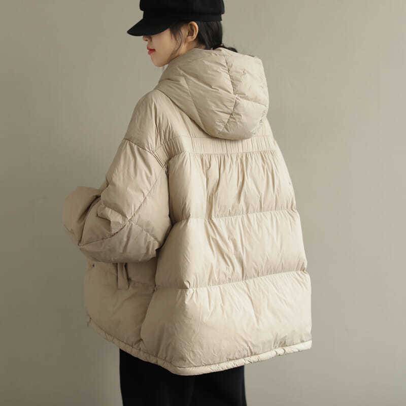 Clearance export cutting standard genuine big -name broken code women's hooded hooded warm down cotton jacket cotton jacket winter jacket