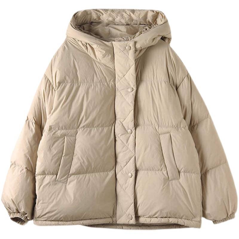 Clearance export cutting standard genuine big -name broken code women's hooded hooded warm down cotton jacket cotton jacket winter jacket