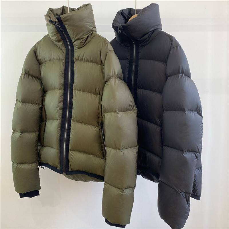 Gao Ding pure goose down jacket female 2023 winter new thickened stand -up collar cotton clothing versatile lock -lock without running hair