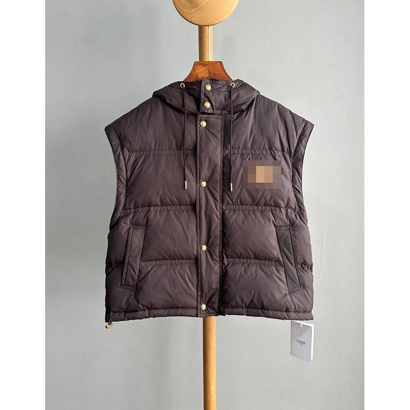 2023 autumn and winter new models of removable sleeve down short jacket vests wearing down jacket women