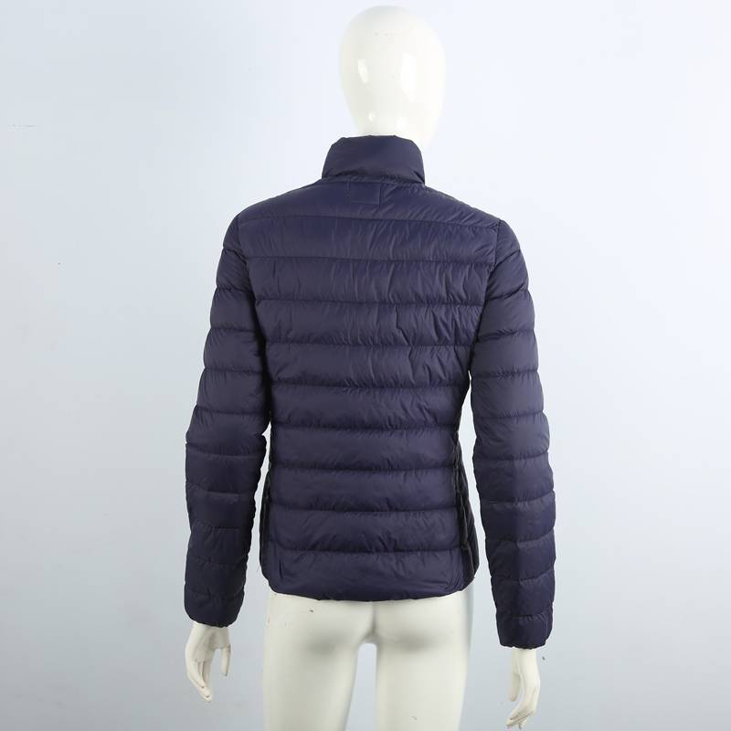 Lady Lighty down jacket S code Nordic fashion big -name export single -tail single ship sample 90%duck down
