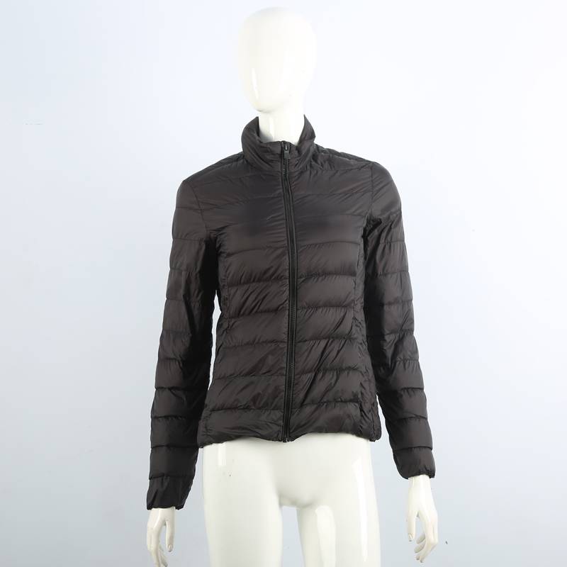 Lady Lighty down jacket S code Nordic fashion big -name export single -tail single ship sample 90%duck down