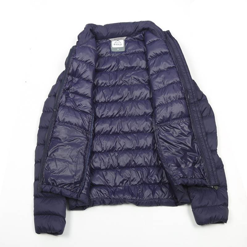 Lady Lighty down jacket S code Nordic fashion big -name export single -tail single ship sample 90%duck down