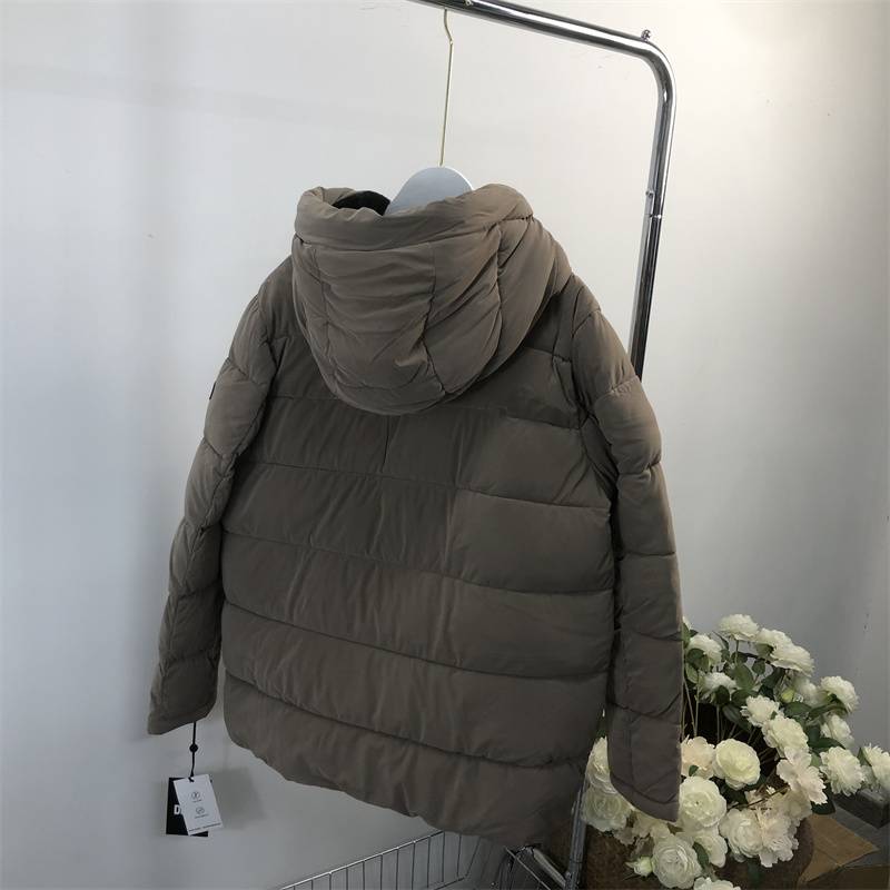 C577 Ren 3 pieces of European and American ladies cotton clothes new hooded casual loose Korean version of large size cotton clothing
