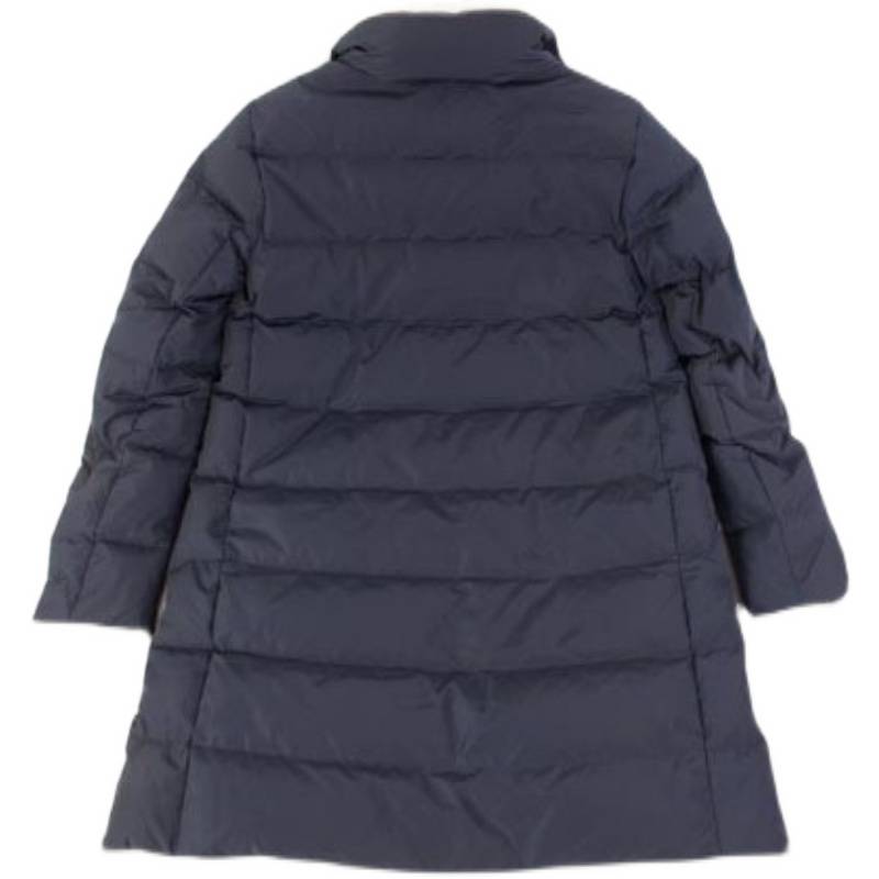 White goose velvet wearing straight mid -length down jackets on both sides