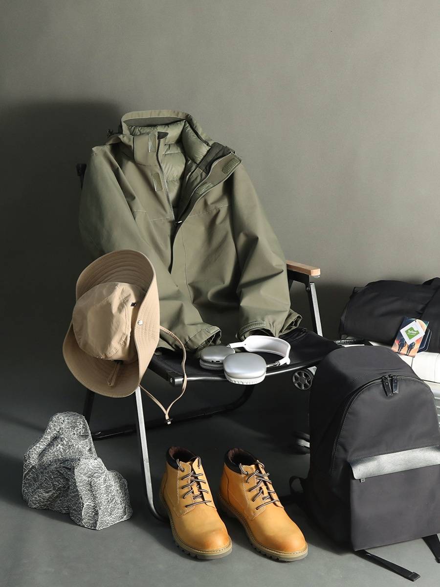 Three -in -one series!90 Goose Velvers!Autumn and winter men's and women's couples anti -wind and waterproof charge down jacket