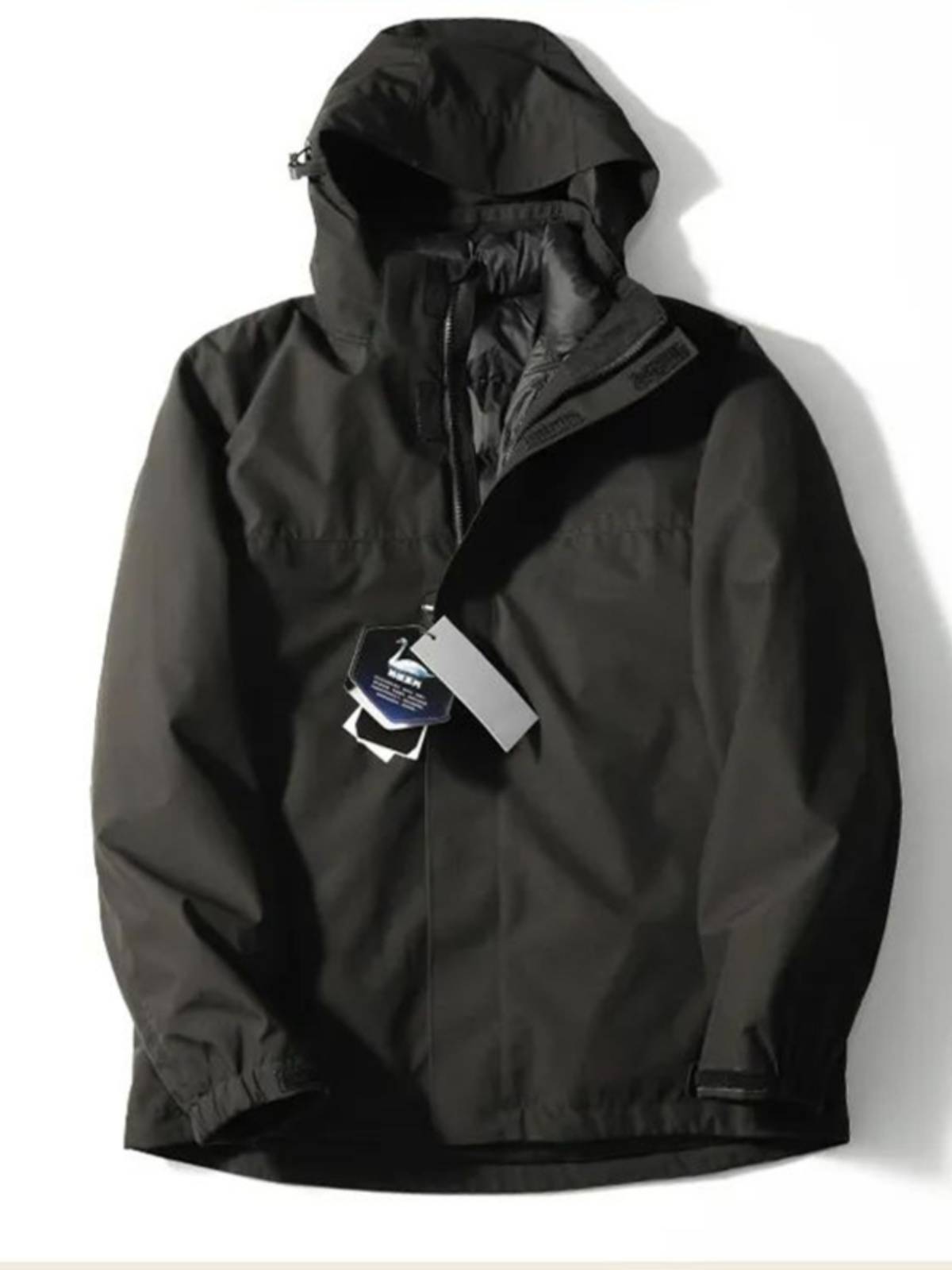 Three -in -one series!90 Goose Velvers!Autumn and winter men's and women's couples anti -wind and waterproof charge down jacket