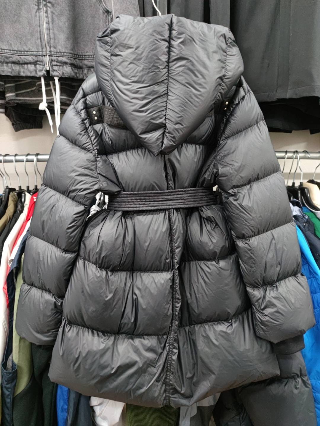 Exporting Korean ladies goose down jacket thickened 90 white goose velvet filling volume up to 230 grams