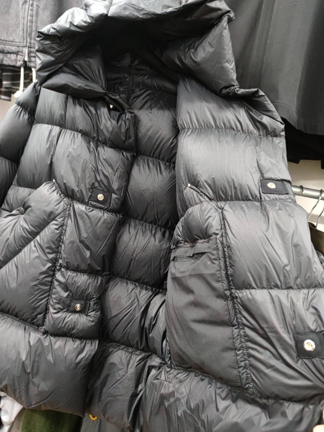 Exporting Korean ladies goose down jacket thickened 90 white goose velvet filling volume up to 230 grams