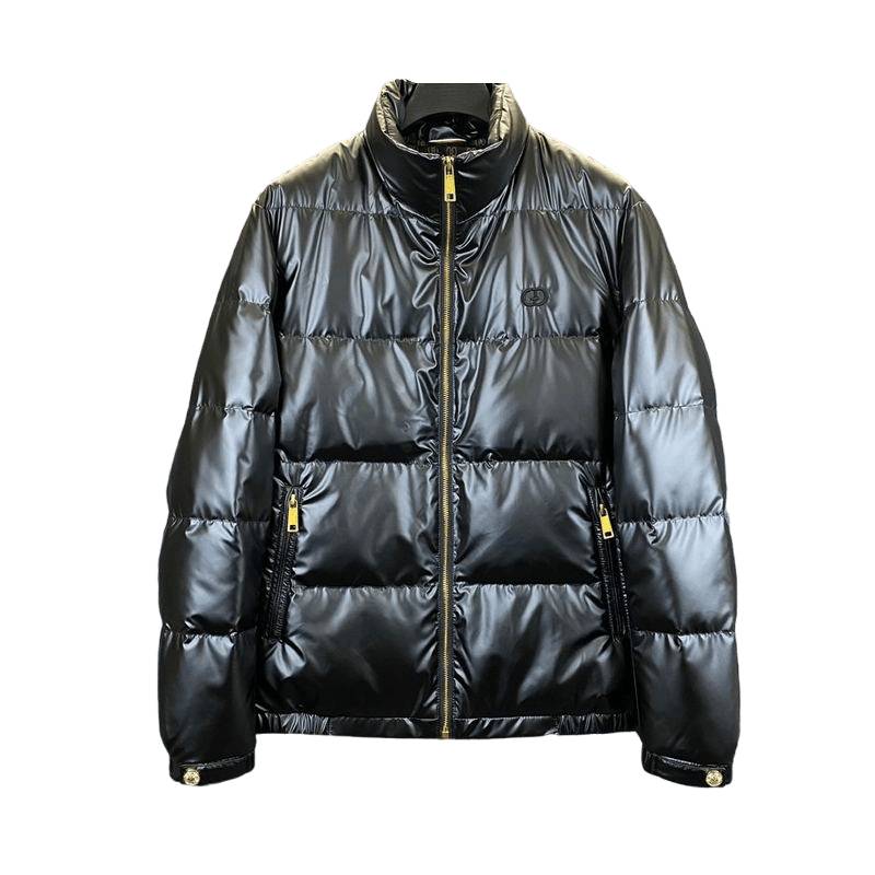 European station bright side embroidery business casual down jacket