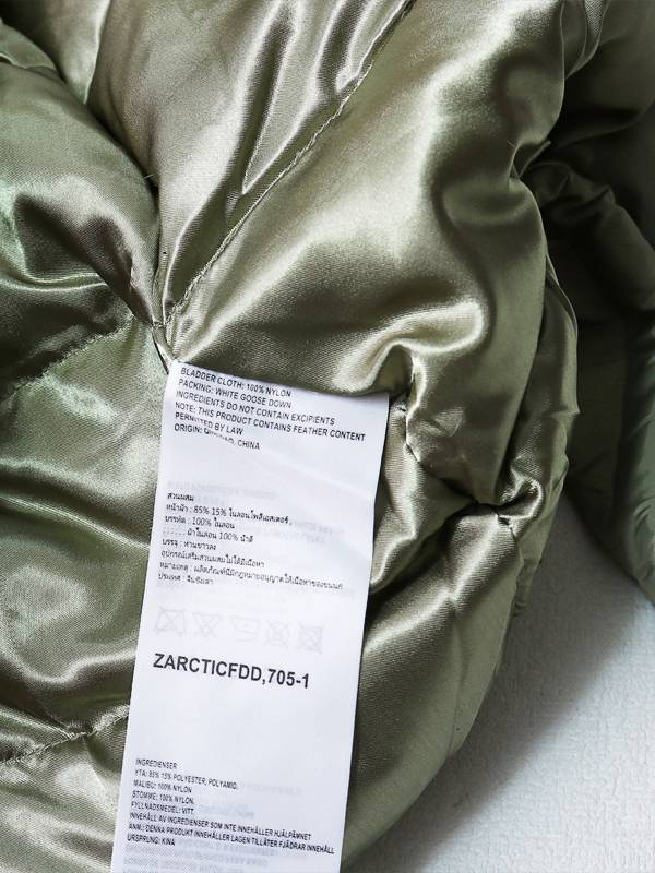 Original European and American long large size goose down jacket