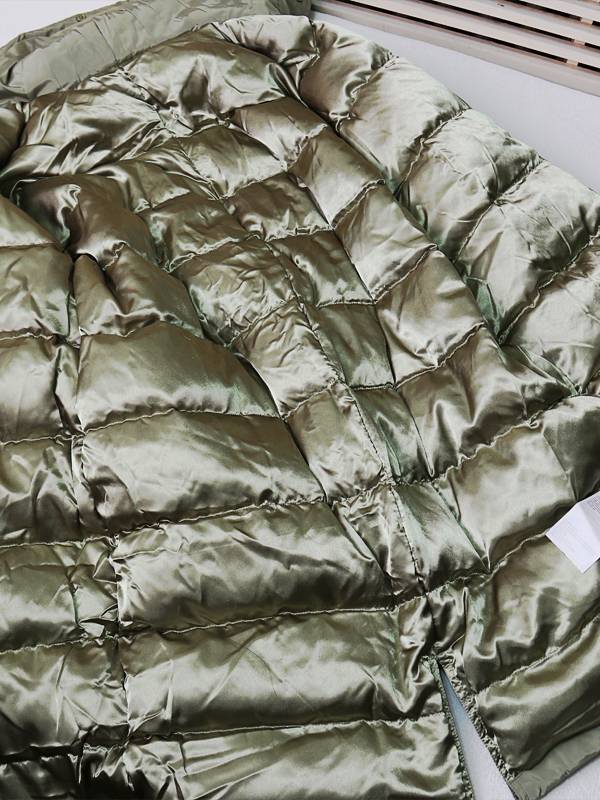 Original European and American long large size goose down jacket