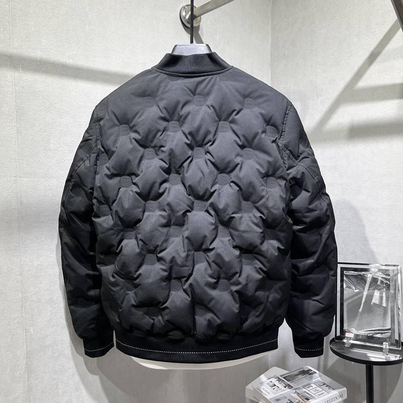 Baseball collar lightly down jacket jacket