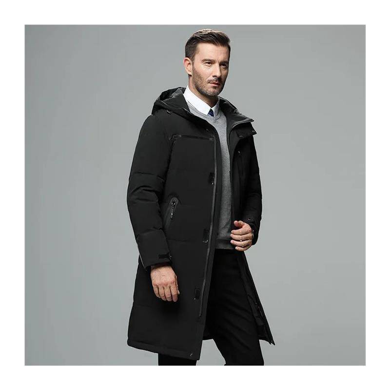Winter high quality long mens down jacket thickened warm la