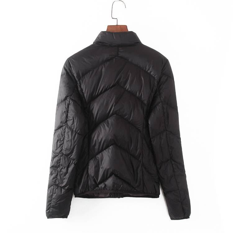 Fashion, simple casual solid color short down jacket