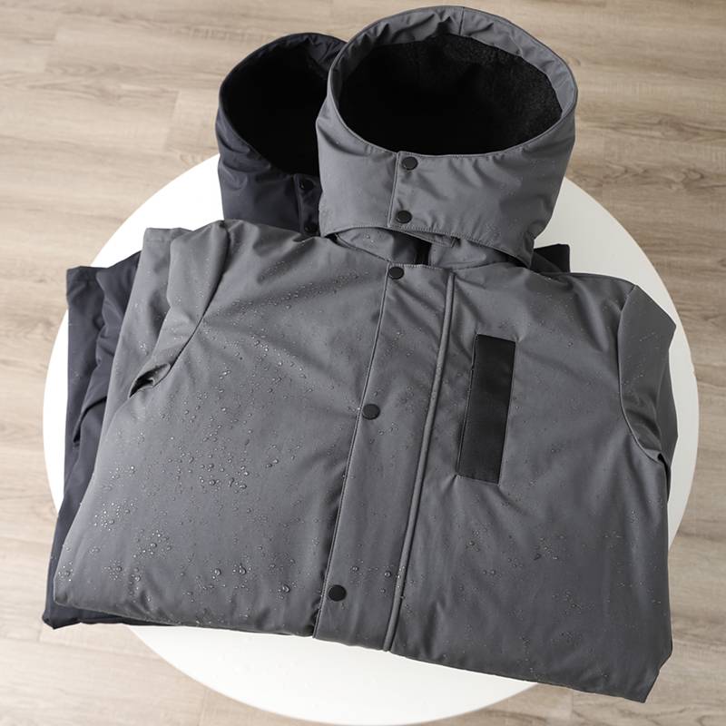 Heavy finale!Co -branded series!Male trendy goose velvet function in winter thickened medium -long down jacket T4182