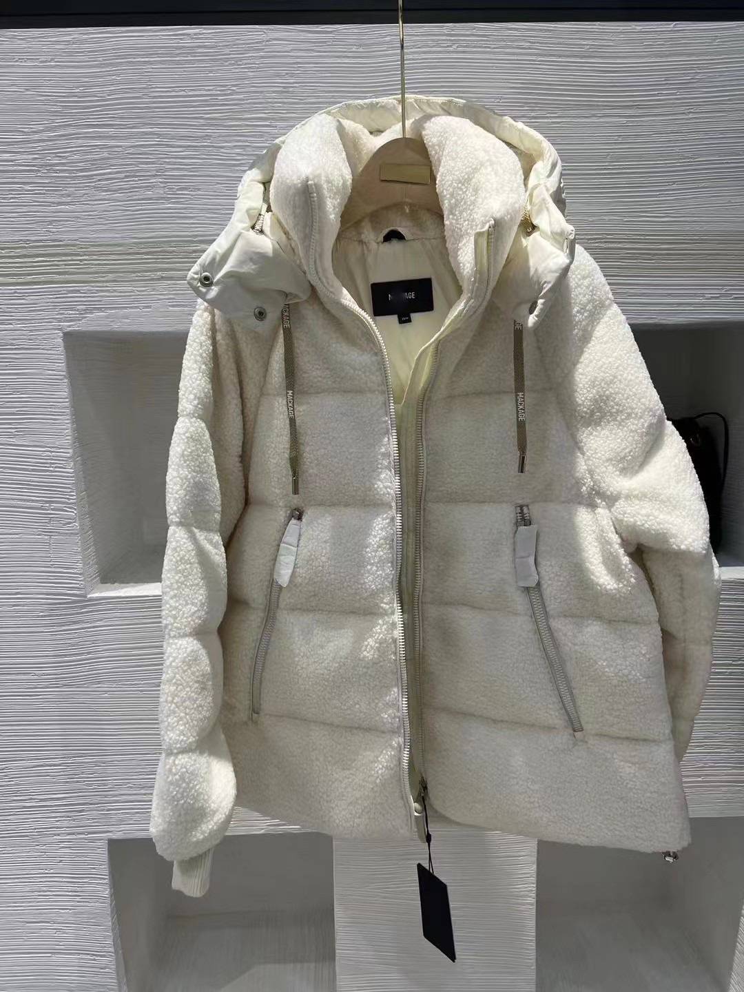 Pengdi hooded thickened down jacket couple model