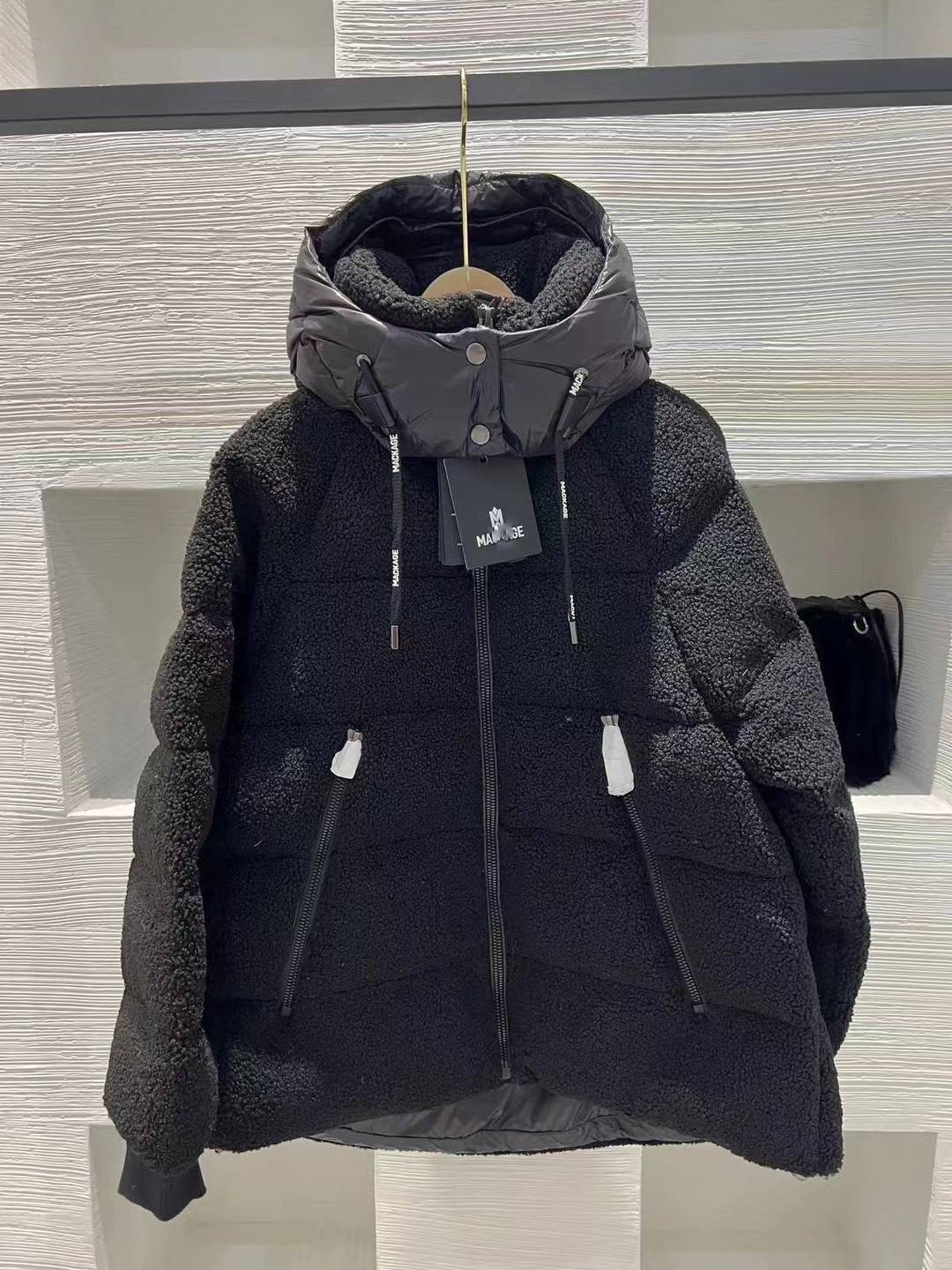 Pengdi hooded thickened down jacket couple model