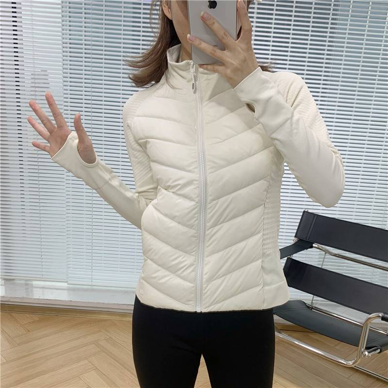 Standing thin sports down jacket 90 white duck down