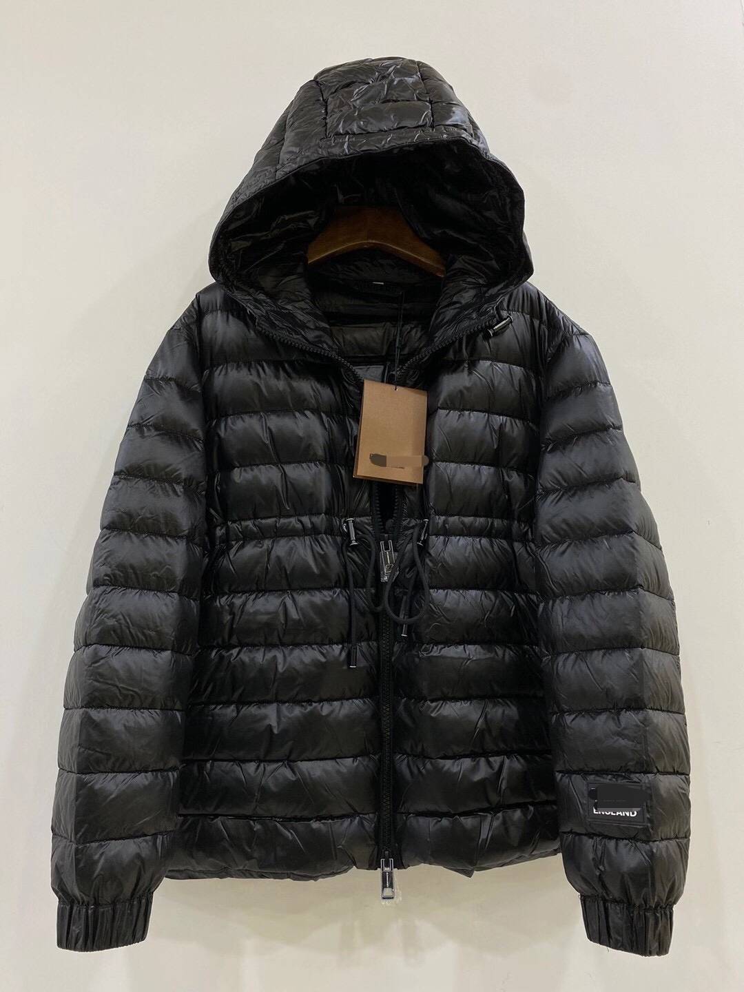 Warm NIU goods!Pumping rope white goose velvet warm, light, slightly hooded, light pure color down jacket outer jacket female