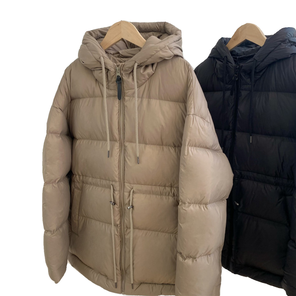 Light luxury models!Cold anti -lock heat ~ thickened new national standard 90%white goose velvet casual back goose down jacket down jacket