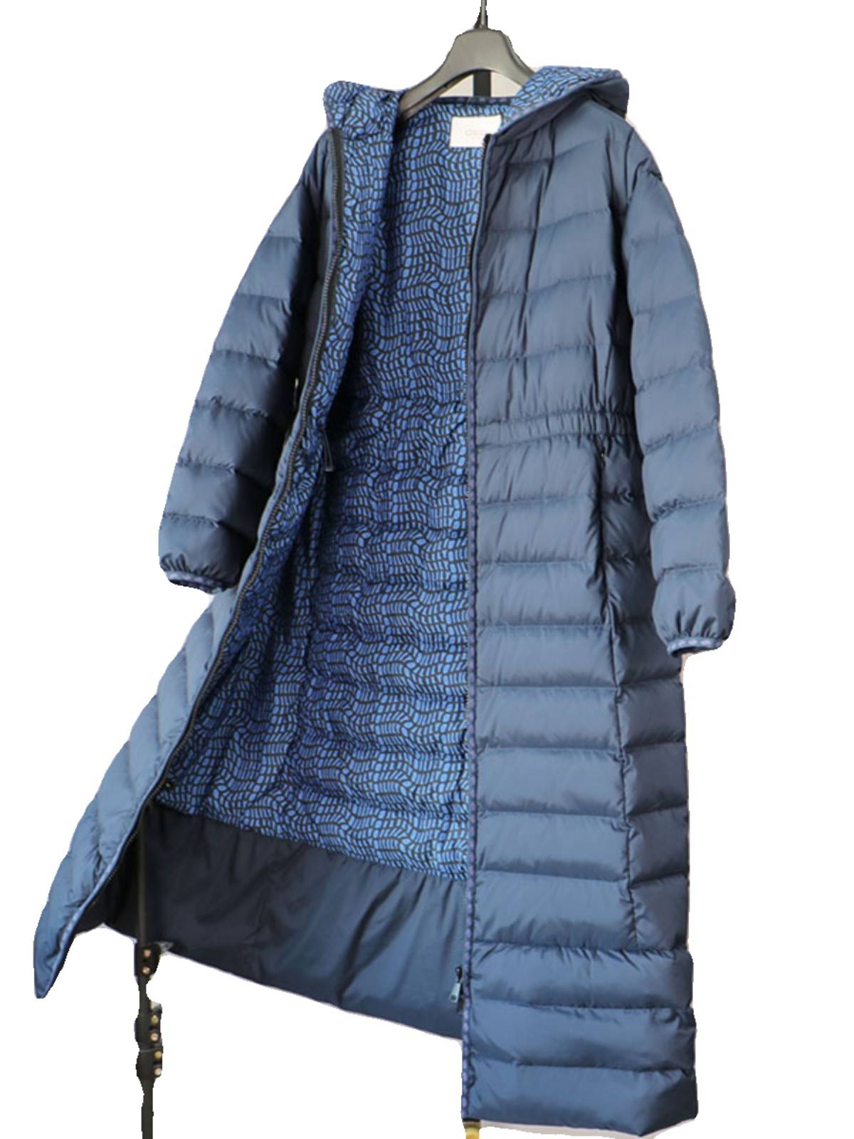2023 Winter new Korean original single -knee long down jacket women's winter 90 white goose down loose and thin