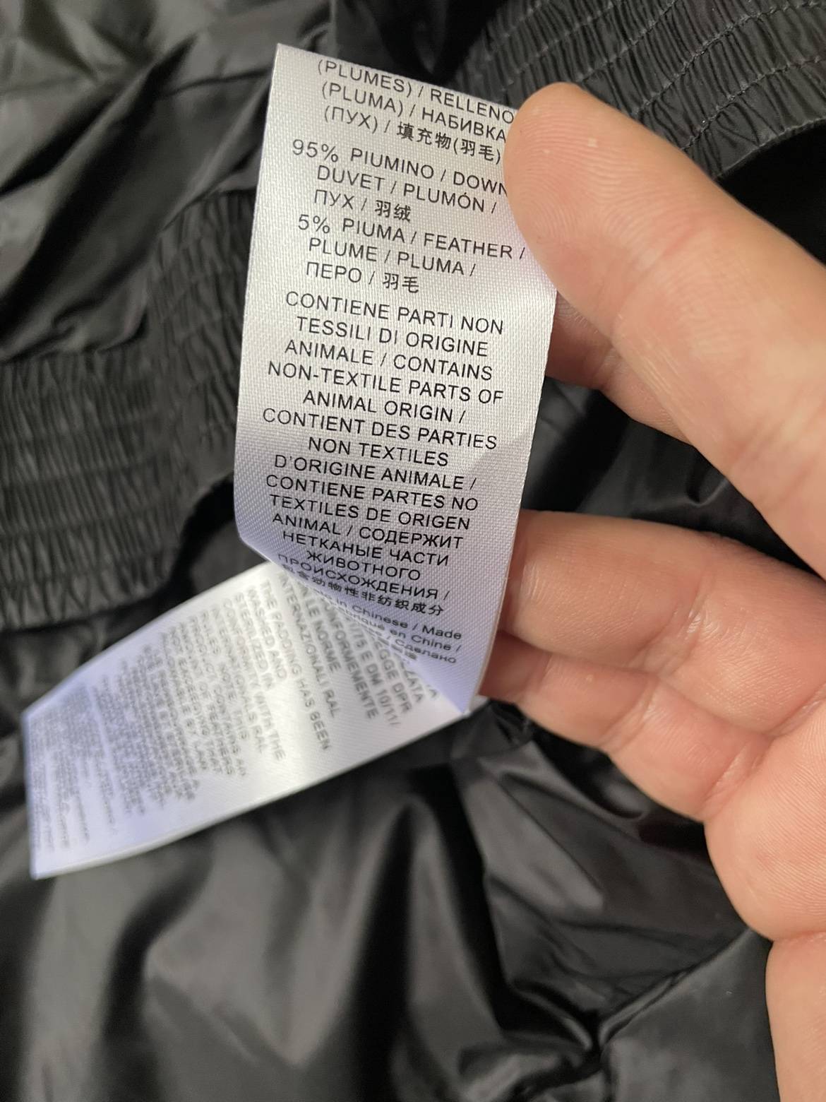 Rare cattle goods, warm quilt, goose down goose down fashion design silhouette design long -sleeved goose down jacket