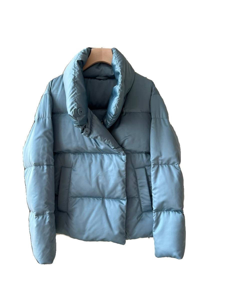 Short -thick thickened winter down jacket standing collar