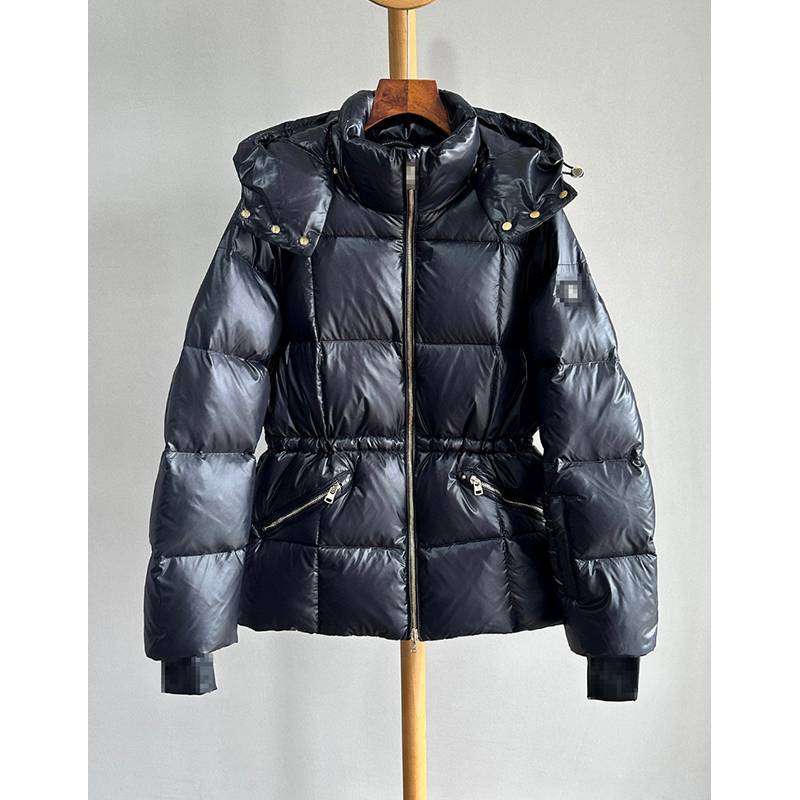 Host of hooded waist down jacket Ms. 23 new medium long thick coat