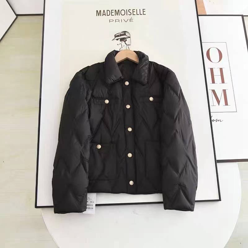 B213 down jacket women's clothing winter new small incense breeze relaxed light, thin, short glue short warm jacket