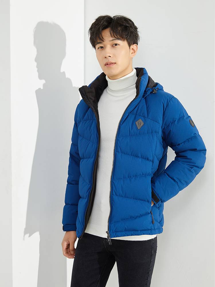 Winter men's fashion down jacket