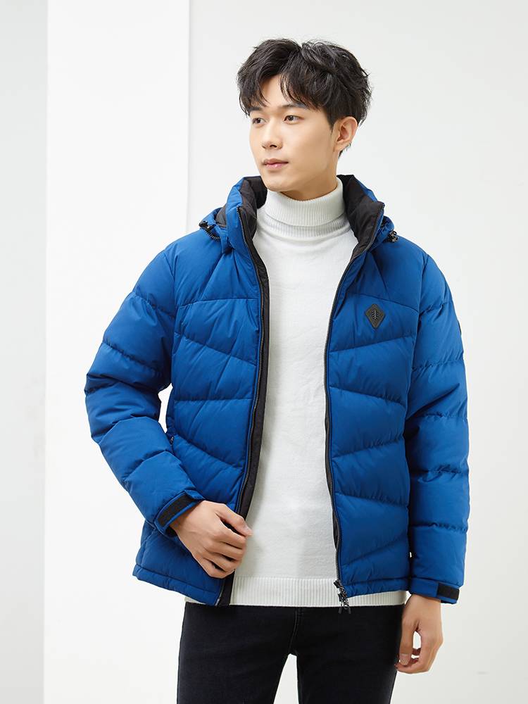 Winter men's fashion down jacket