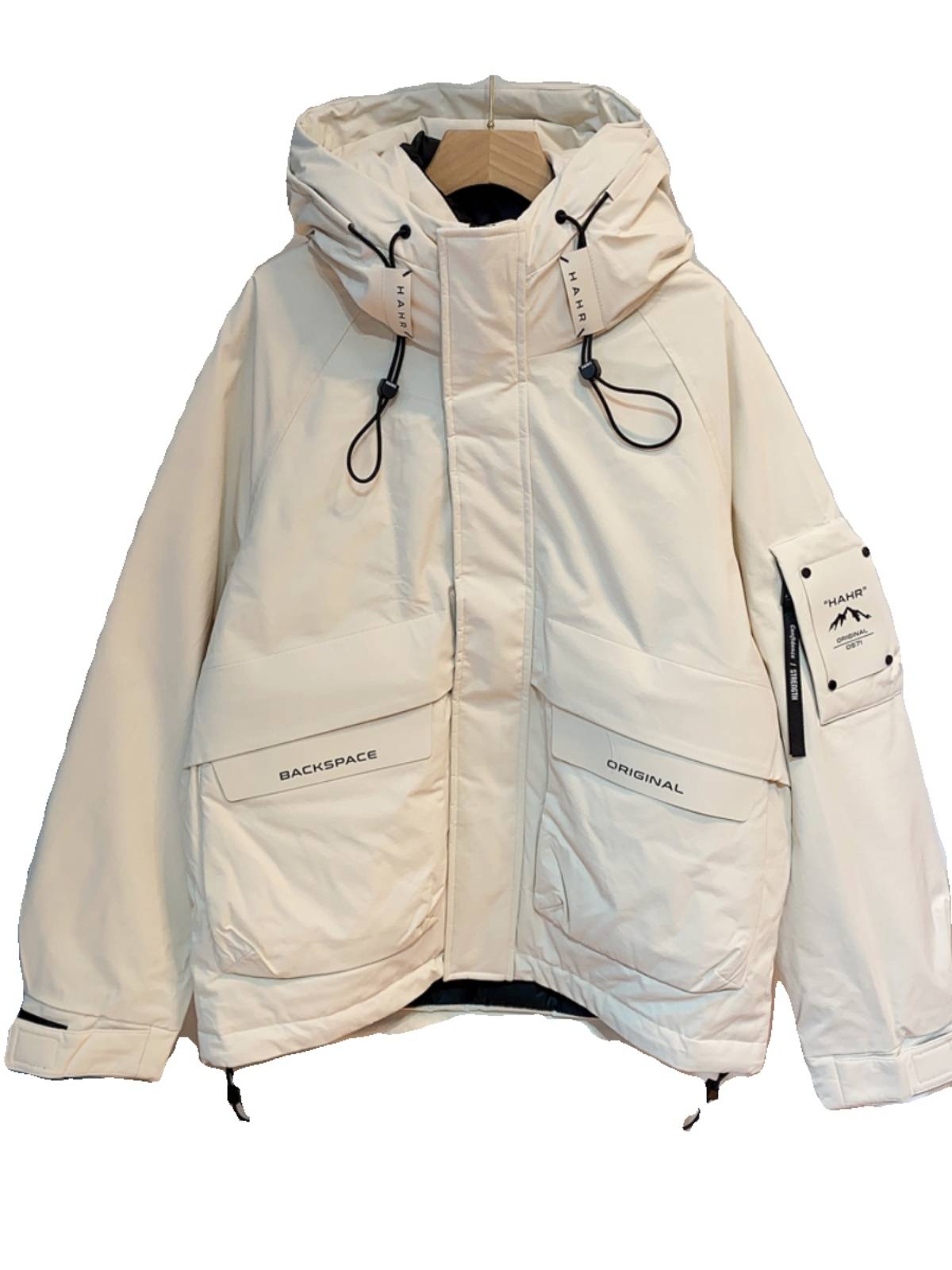 Gongcai and collar conventional high -quality workplace down jacket