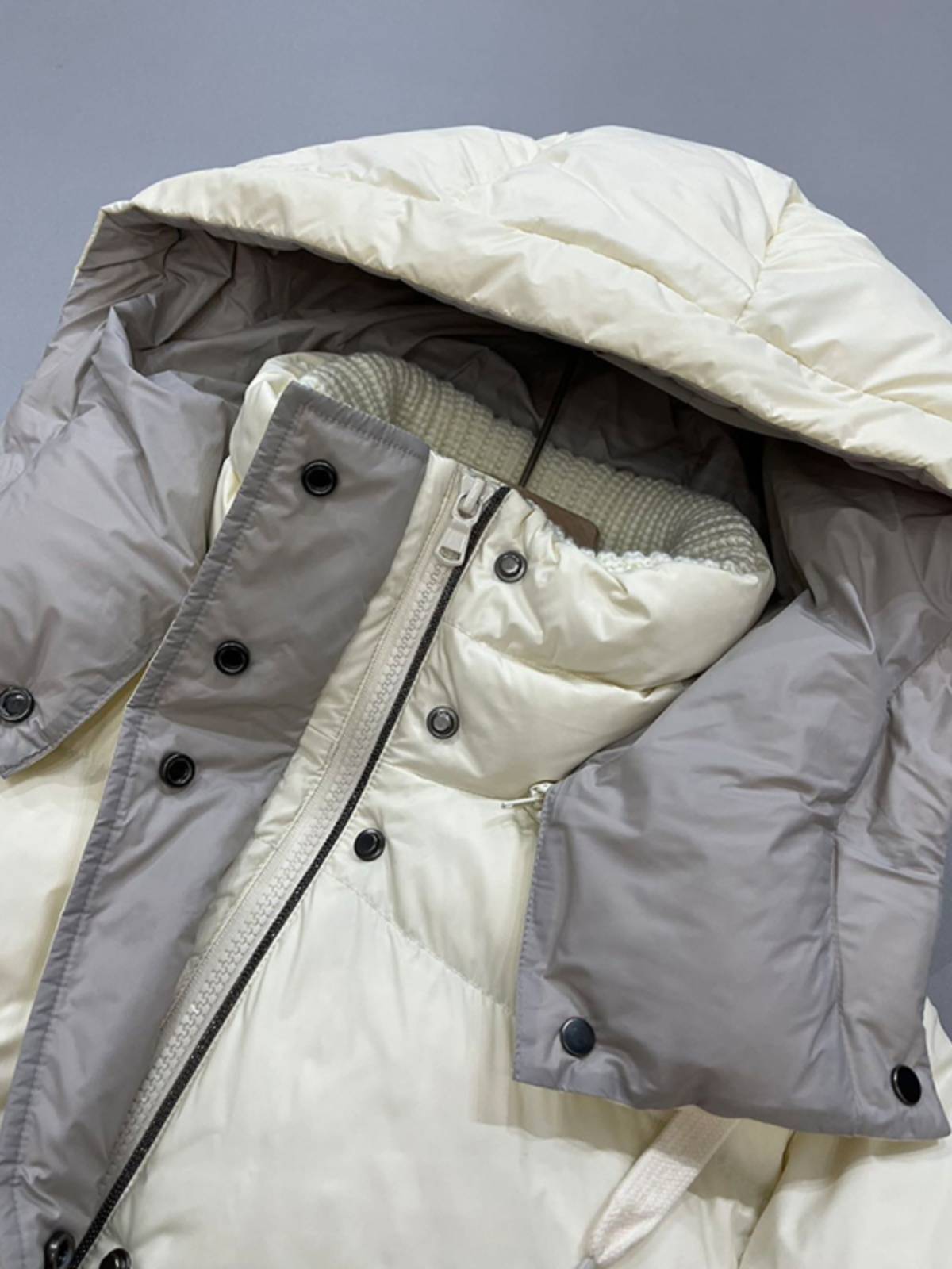 Yuan Plant order down jackets can remove the cap 90 goose down jacket cashmere collar