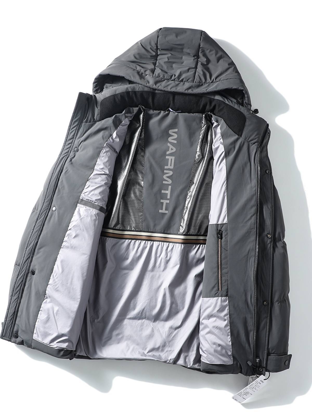 Wind -proof waterproof caps can remove duck down jacket jacket