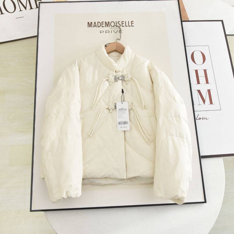 Small new Chinese national wind down jacket