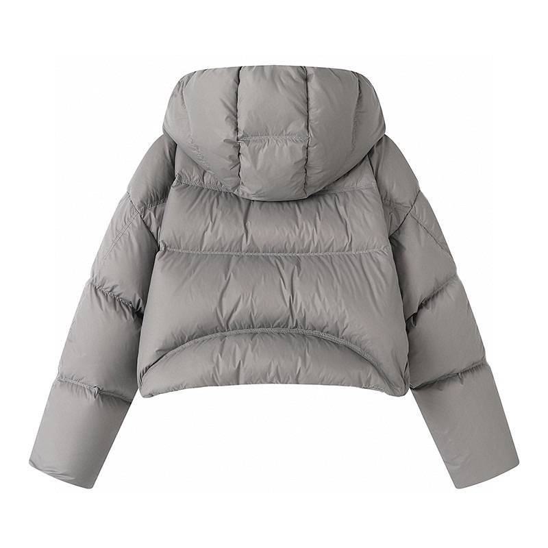 Bread clothes white duck down casual hooded hooded hood