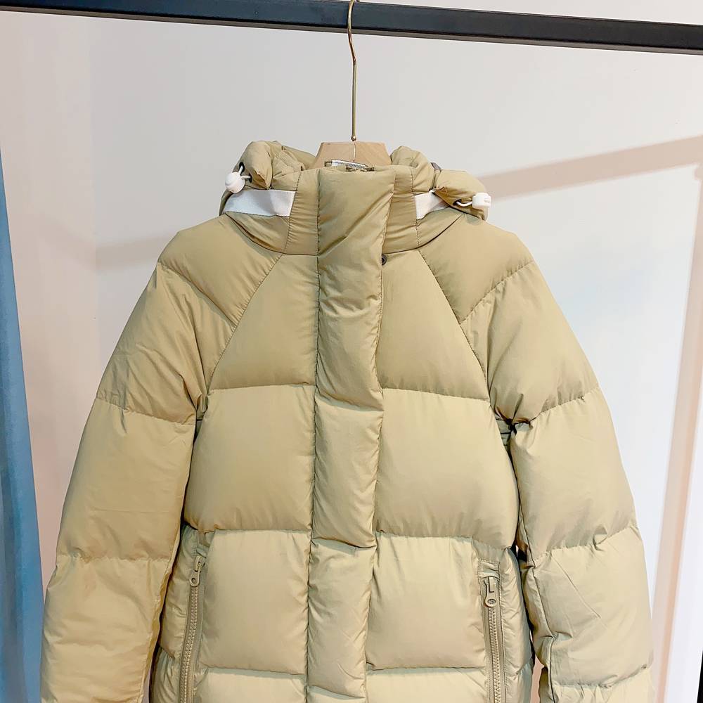 95 white duck down!Giant Bao Naner High -quality new capsule down jacket warm hooded hooded thick bread clothing winter female