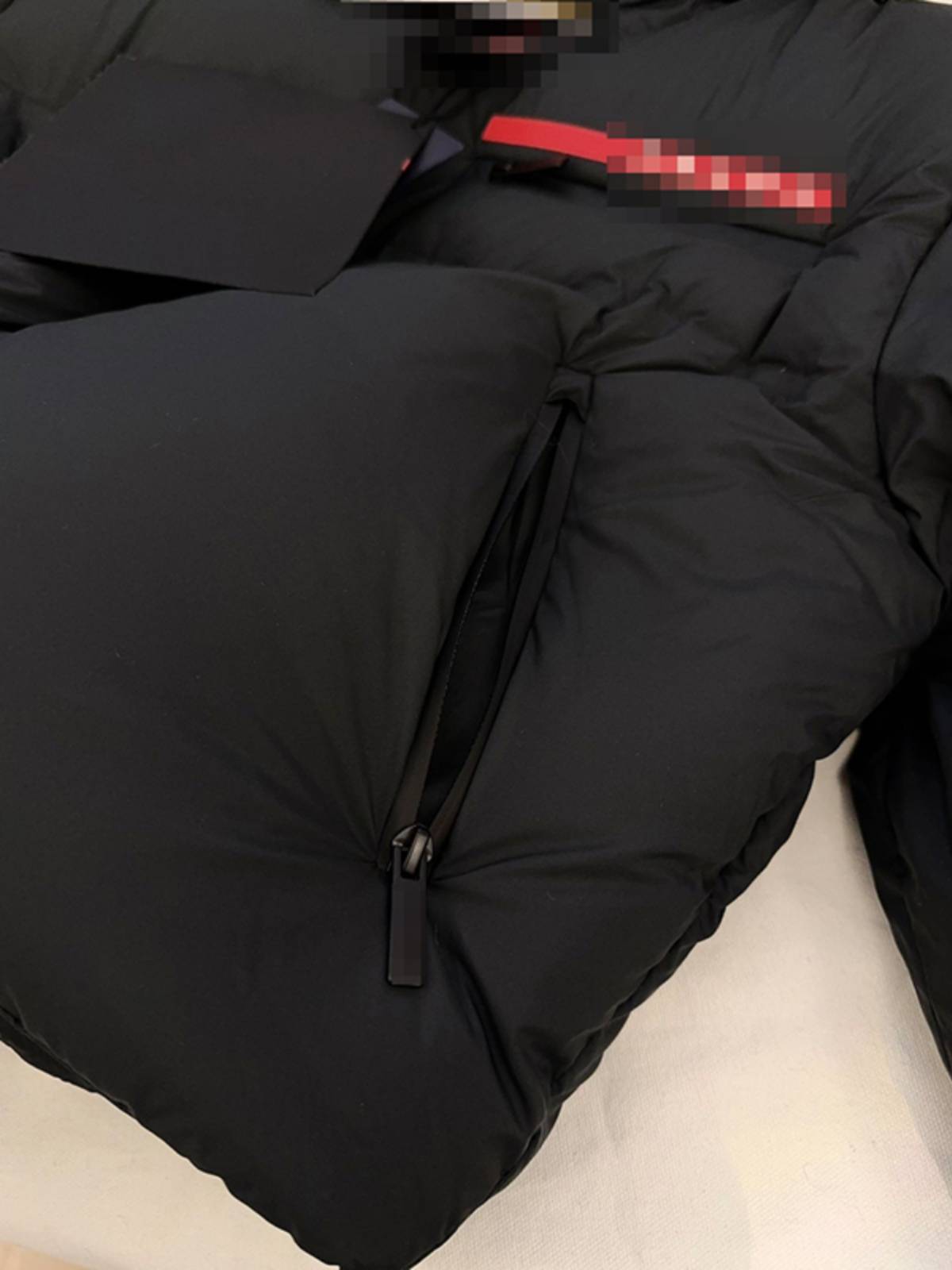 Fashion red label letter thickened warmth, warm, thin bread long hooded down jacket female