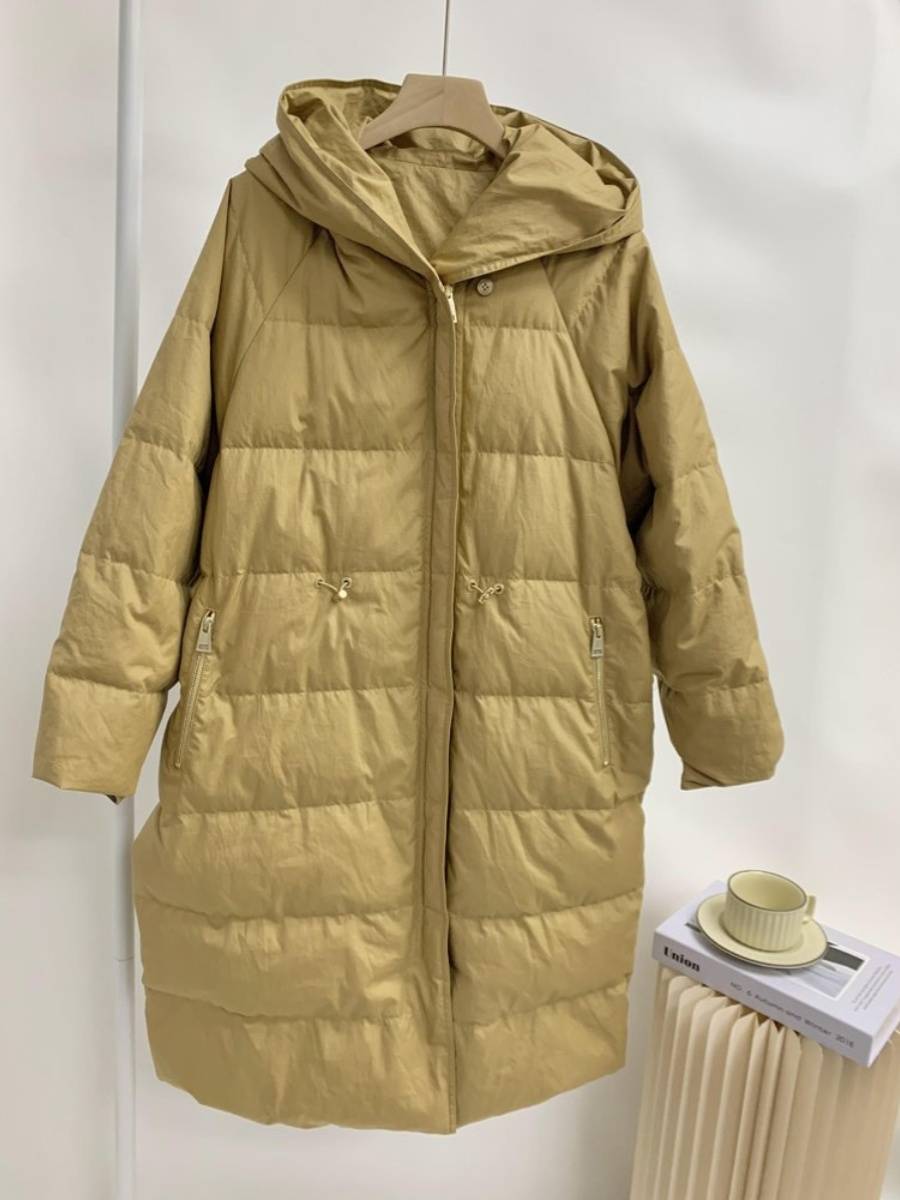 90 White Polytic Double -sided Hooding Long Plug jacket