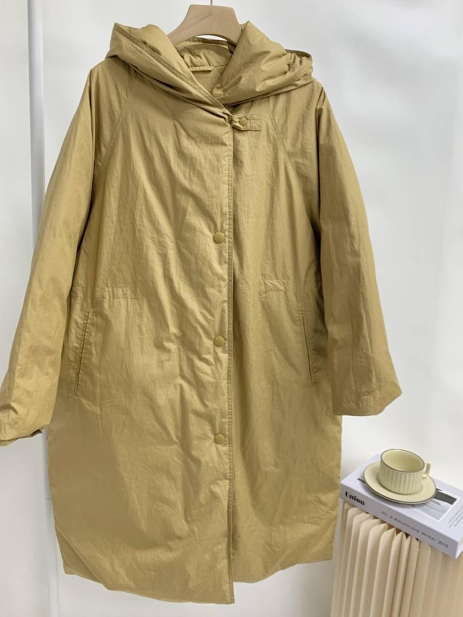 90 White Polytic Double -sided Hooding Long Plug jacket