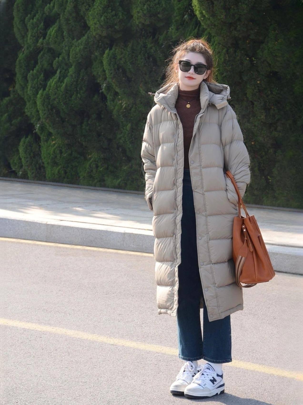 Three defense 90 white goose velvet couple down jacket long overlap thickened cold resistance-30 degrees down jacket lady winter