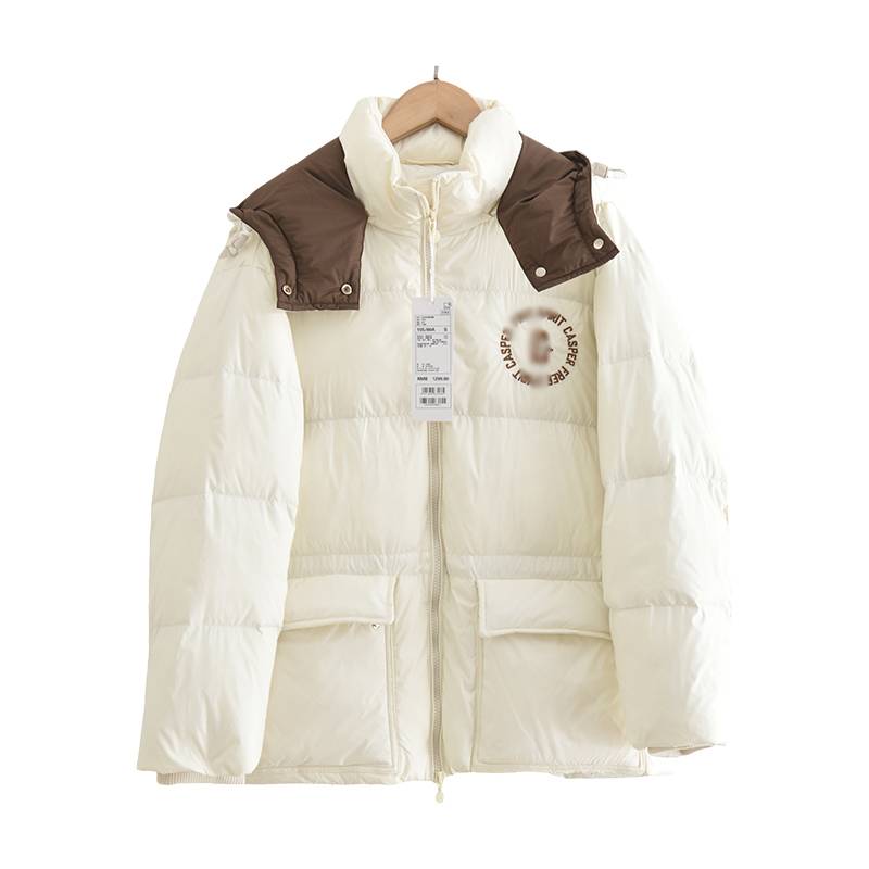 Hooded and versatile versatile thin down jacket jacket