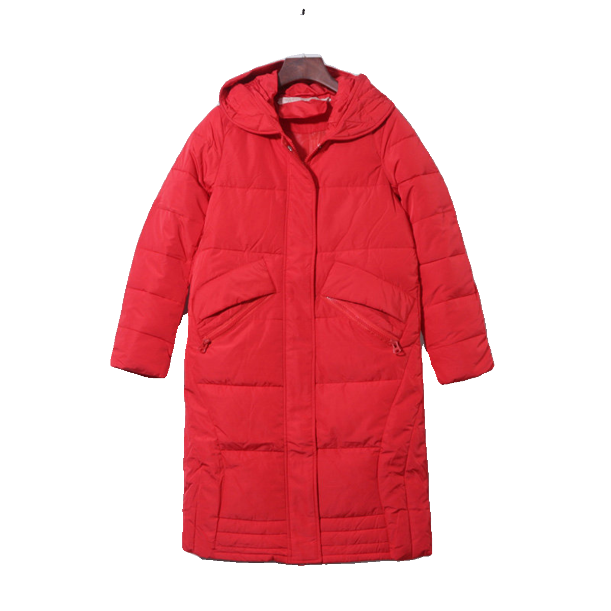 Cumbuel pocket stricken zipper hem cotton jacket