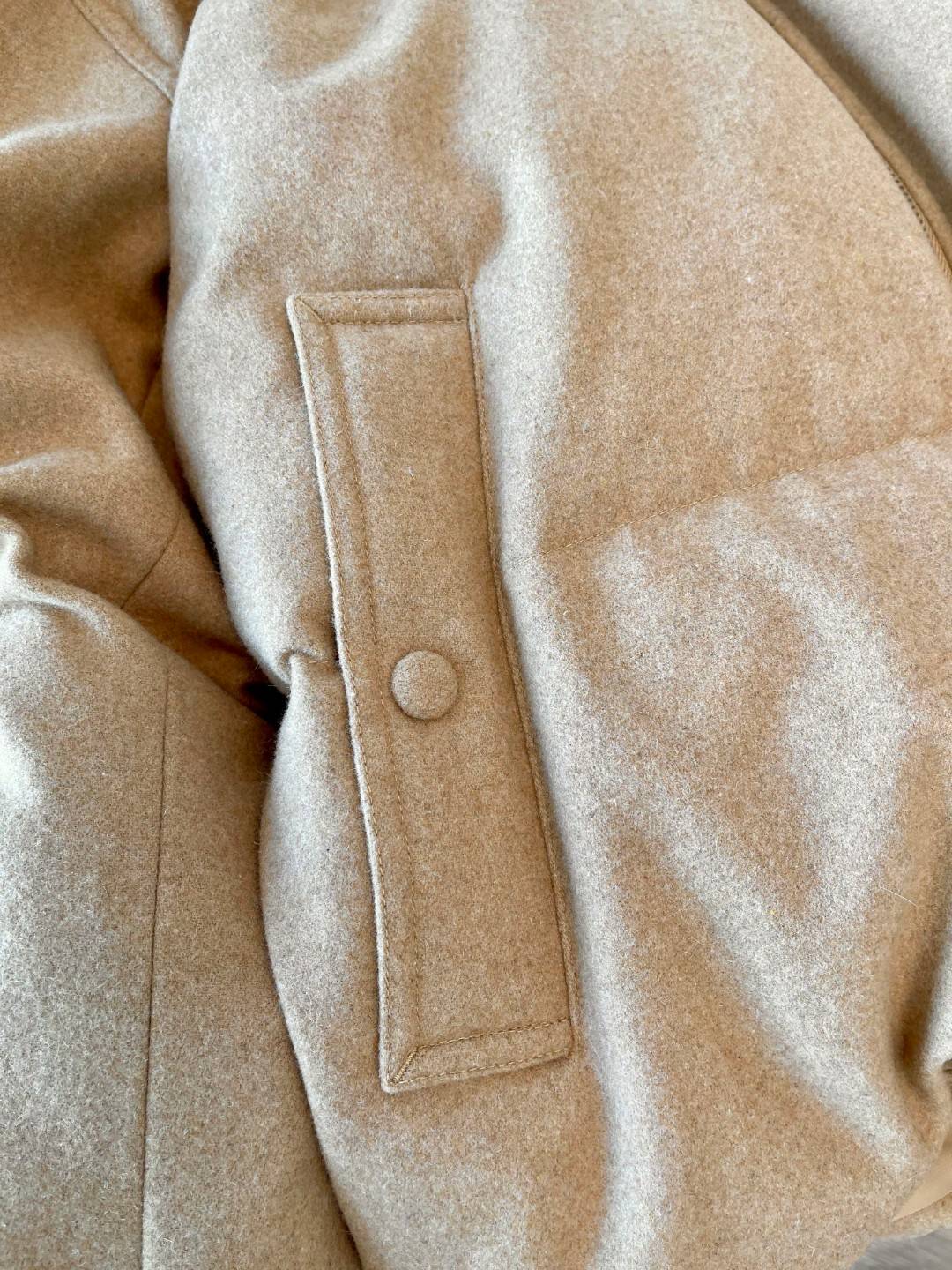 European Station 24 New Wool Fasting Franchons Poly Textiles Mark Short -neck Goose Velvet Zipping Plel Female Single