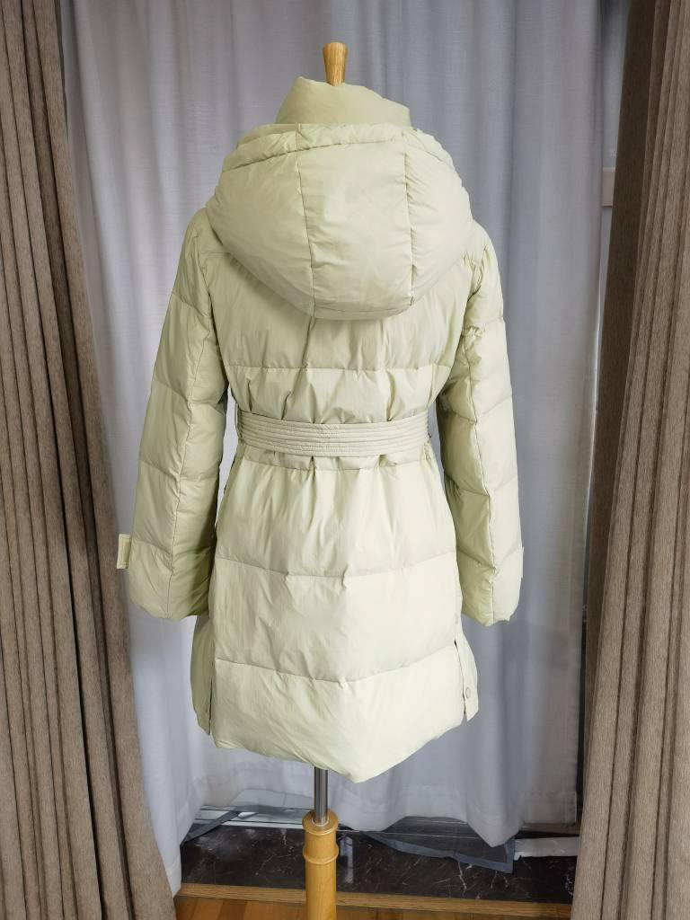 Special sample Mung bean paste removal cap 90 white duck down medium long down jacket