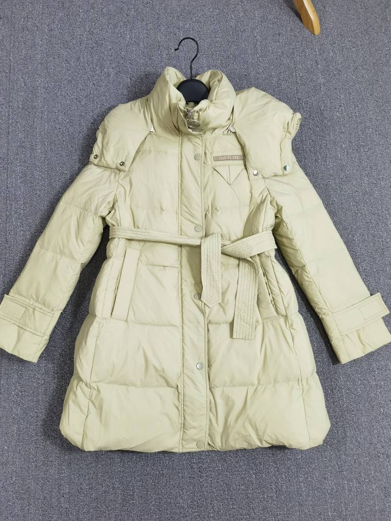 Special sample Mung bean paste removal cap 90 white duck down medium long down jacket