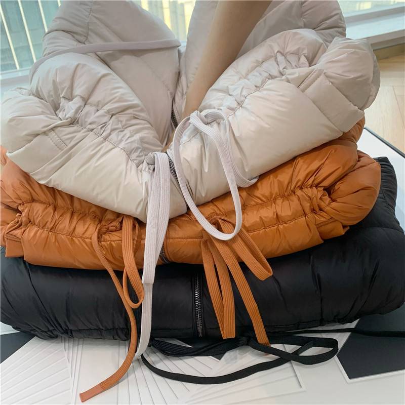 90 White Goose Velvet Pumping Rope with hooded waist