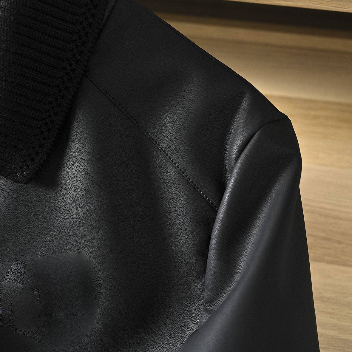 Winter locomotive Men's 90 white duck down cotton sheepskin can take off the collar leather jacket casual jacket down jacket lap laparum