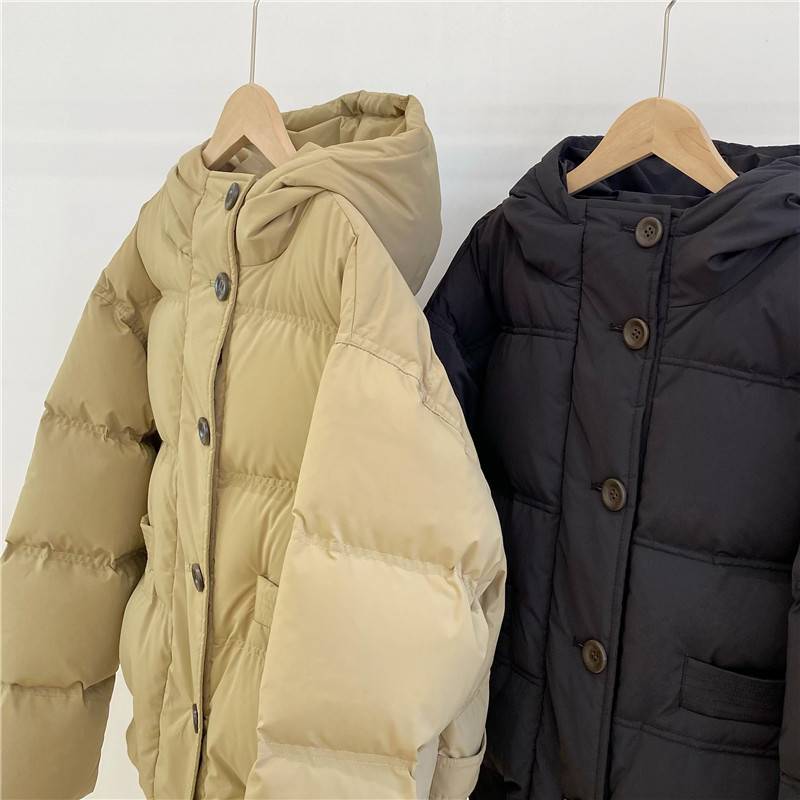 Order cattle 90 white goose down light light clouds high -end warm encryption encryption encrypted cattle angle buckle hooded down jacket